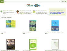 Tablet Screenshot of alhudaonlinebooks.com